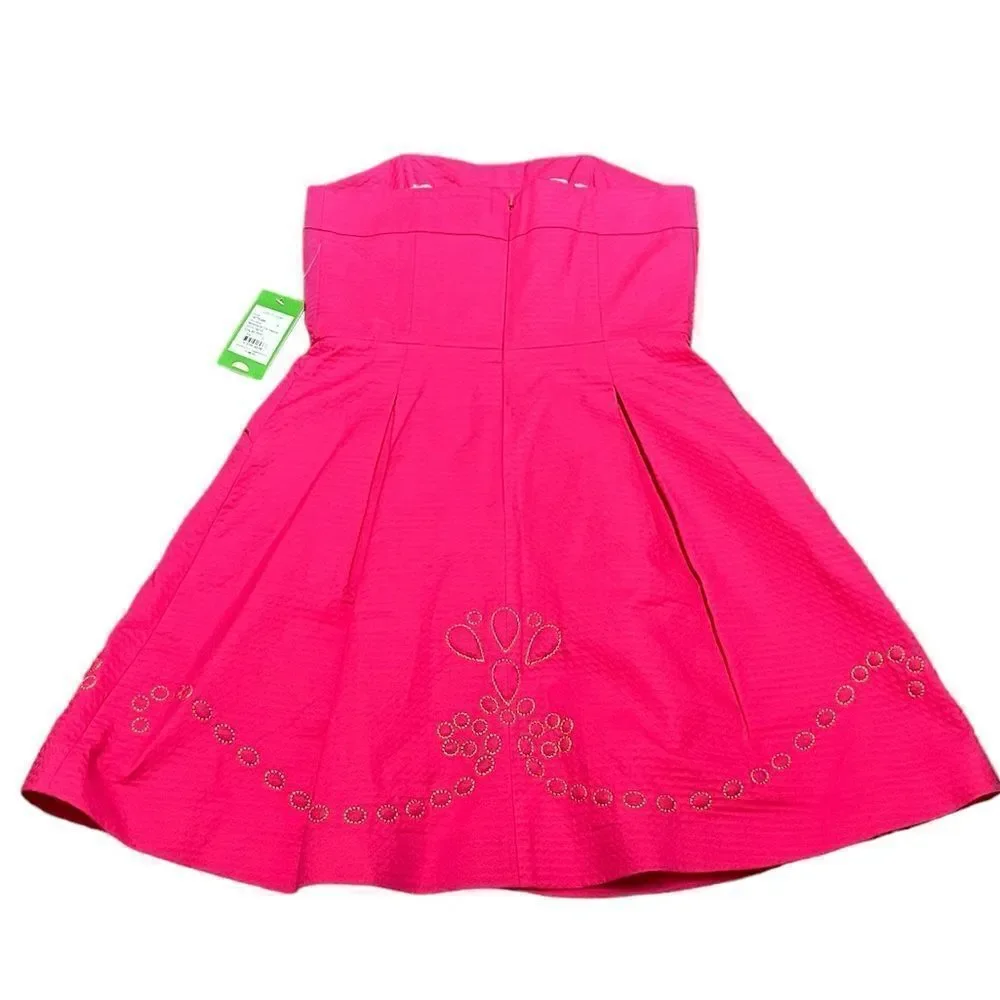 Lilly‎ Pulitzer Pink Azalea Bernadette Dress, Size 0, NWT - Picture 4 of 11